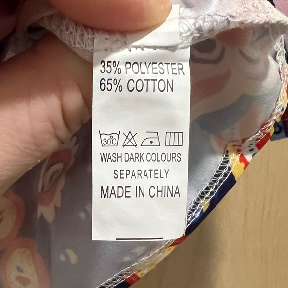 Floral Paisley 3/4 Wide Sleeve V-Neck Blouse - Picture 5 of 5